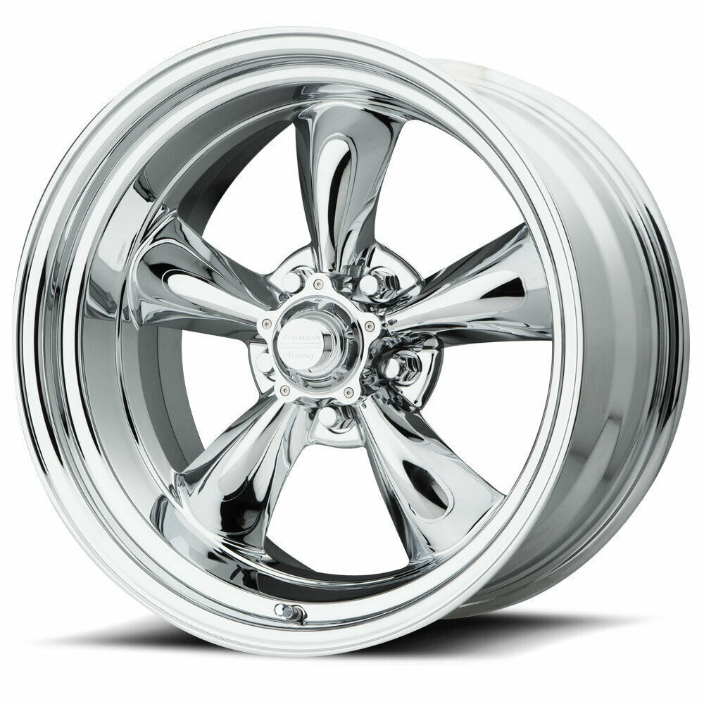 Set 4 American Racing VN615 Torq Thrust II 17x9.5 5x4.5 Chrome Wheels 17" 46mm